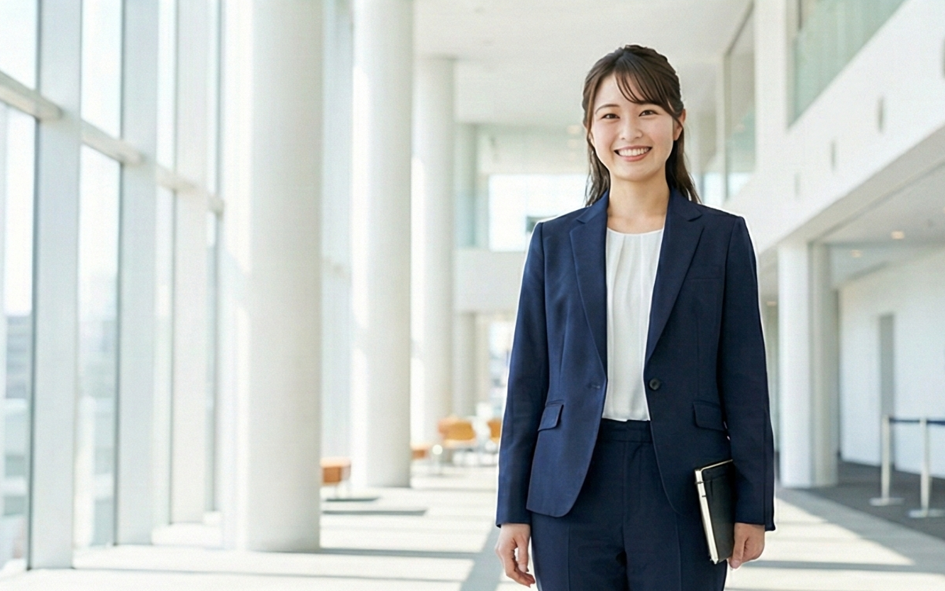 オフィスを歩く風景